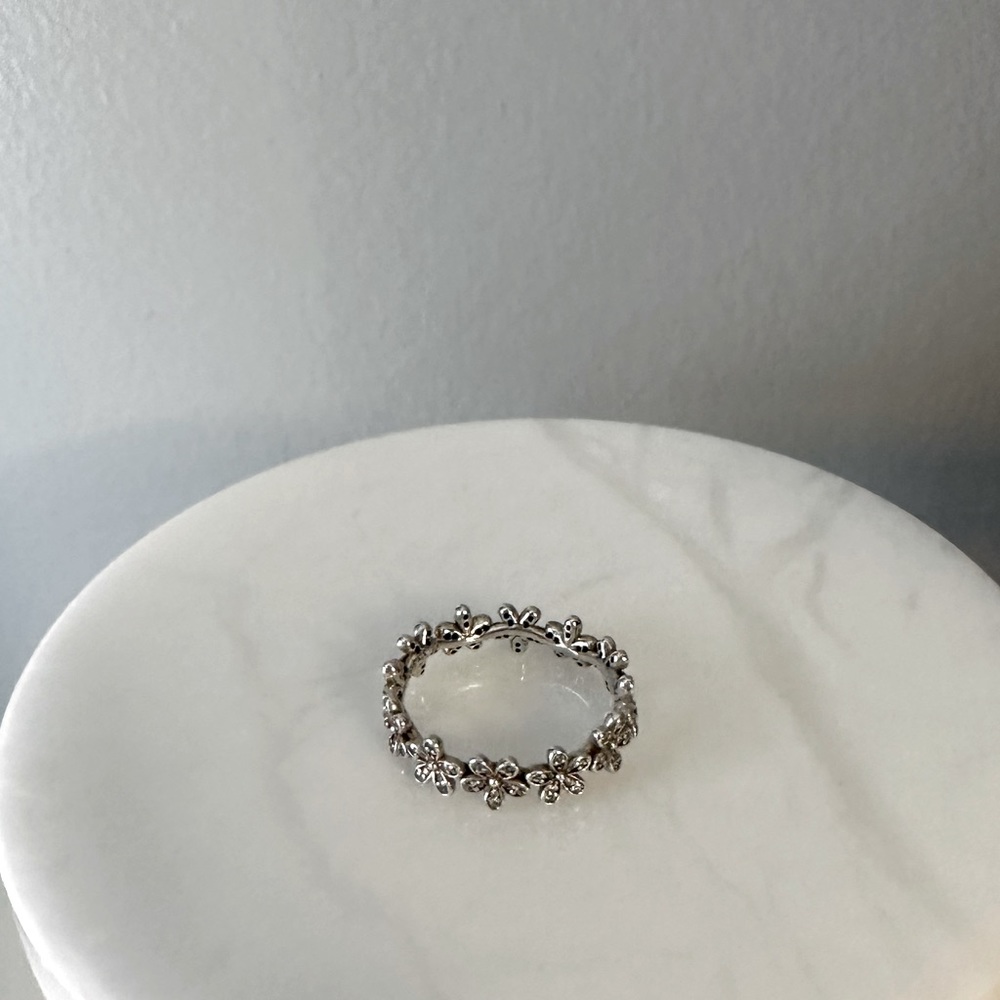 NEW - Flower Diamond Ring Pandora